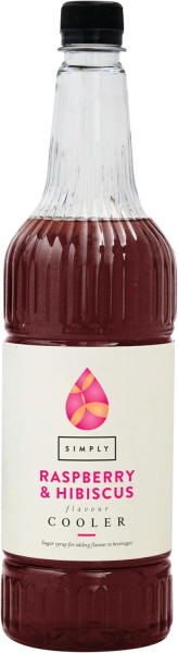 Simply Raspberry & Hibiscus Cooler Syrup - 1 Litre