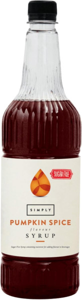 Simply Sugar Free Pumpkin Spice Syrup - 1 Litre