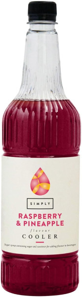 Simply Raspberry & Pineapple Cooler Syrup - 1 Litre