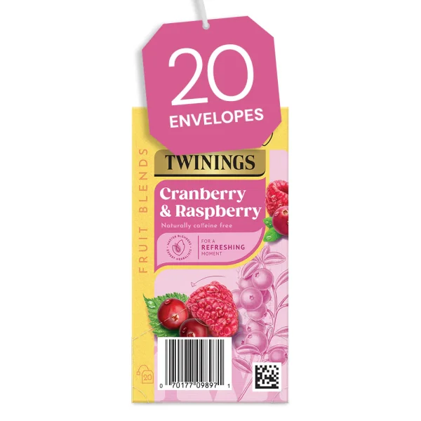 Twinings Cranberry & Raspberry Infusion Tea x 20