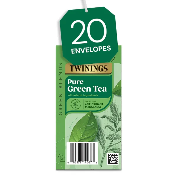 Twinings Pure Green Tea x 20 Envelope Tea Bags
