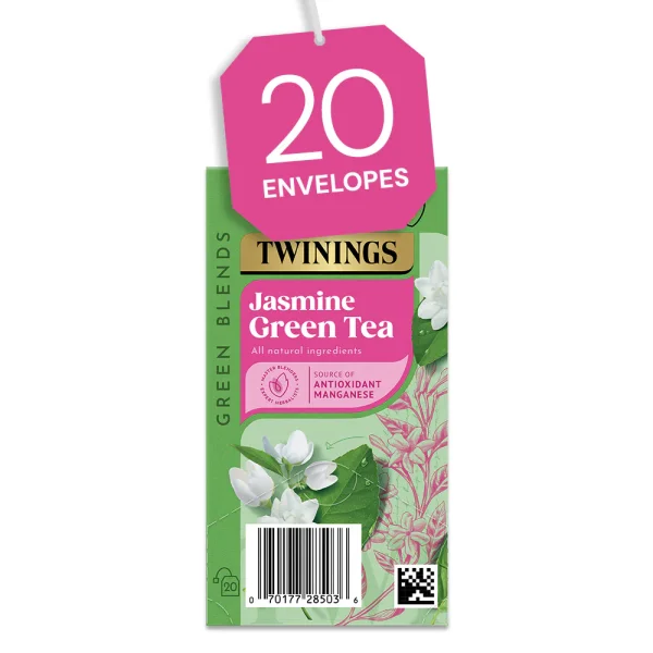 Twinings Green Tea & Jasmine x 20 Envelope Tea Bags