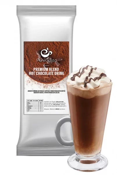 PureGusto Premium Blend Hot Chocolate Powder