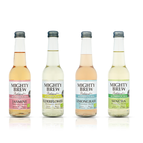 Mighty Brew Organic Botanical Kombucha Range 275ml