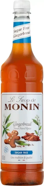 MONIN Sugar Free Gingerbread Syrup 1L