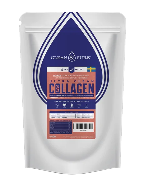 Clean & Pure - Swedish Grass Fed - Ultra Clean Collagen Powder - 400g