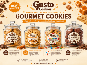 GUSTO Cookies - Butterscotch Toffee x 6 (small image 2)