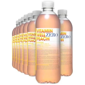Vitamin Well - PEACH - ZERO Flavour Functional Vitamin Water x 12 x 500ml (small image 1)