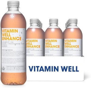 Vitamin Well - ENHANCE - Orange Flavour Functional Vitamin Water x 12 x 500ml