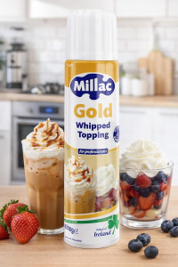 Millac Supreme Gold Squirty Whipped Cream Aerosol XL 500g (small image 6)