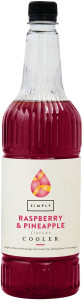 Simply Raspberry & Pineapple Cooler Syrup - 1 Litre (small image 1)