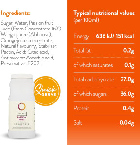 Passionfruit Smoothie - 1 Ltr (small image 3)