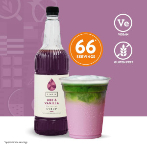Simply Ube & Vanilla Cooler Syrup - 1 Litre (small image 3)