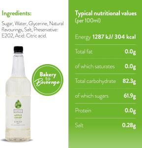 Simply Apple Crisp Syrup - 1 Litre (small image 2)