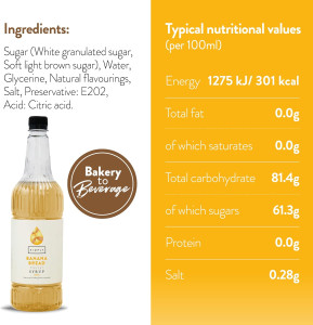 Simply Banana Bread Syrup - 1 Litre (small image 2)