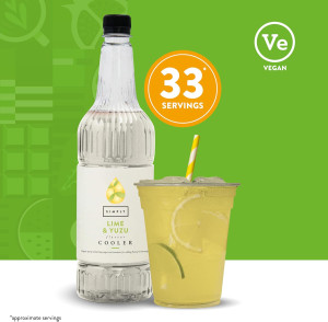 Simply Lime & Yuzu Cooler Syrup - 1 Litre (small image 4)