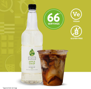 Simply Apple Crisp Syrup - 1 Litre (small image 3)