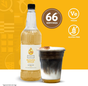 Simply Banana Bread Syrup - 1 Litre (small image 3)