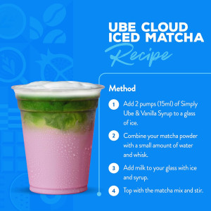 Simply Ube & Vanilla Cooler Syrup - 1 Litre (small image 2)