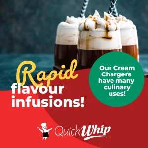 Quick Whip Cream Chargers - 24 Pack - 8g - Cream Whipper Bulbs (small image 4)