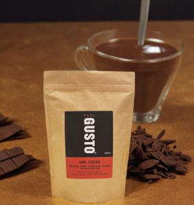 Belgian 40% Dark Vegan Chocolate Flake Chocolate