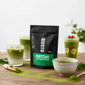 GUSTO 100% Pure Organic Japanese Matcha