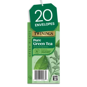 Twinings Pure Green Tea x 20 Envelope Tea Bags