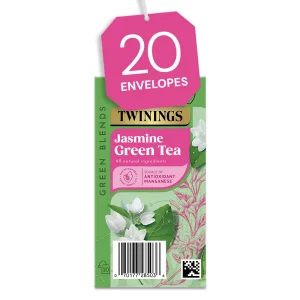 Twinings Green Tea & Jasmine x 20 Envelope Tea Bags