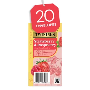 Twinings Strawberry & Raspberry Infusion x 20 Envelope Tea Bags