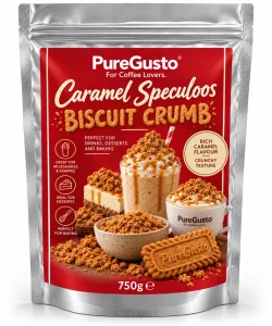 PureGusto Caramel Speculoos Biscuit Crumb Topping 750g (small image 1)