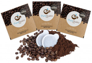 PureGusto ESE Coffee Pods - Mixed Variety Pack x 100
