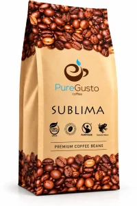 SUBLIMA Triple Certified - FairTrade - Rainforest - Organic Origin Coffee Beans 6 x 1 KG (small image 2)