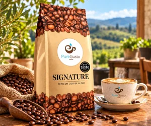 PureGusto Signature - 6 Time Great Taste Award Winning Coffee Beans - 6 x 1 KG
