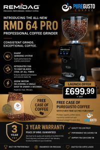 REMIDAG - RMD 64 PRO - Silenzio - Fan Cooled - On Demand Grinder (small image 2)