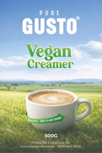 GUSTO - Vegan Coffee Creamer - Plant Based Milk Powder - 500g (small image 3)