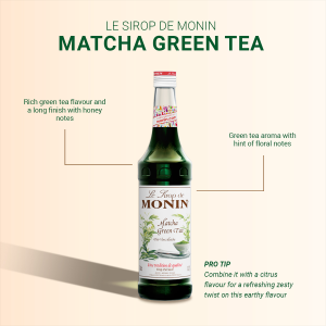 MONIN MATCHA Syrup - 700ml Glass (small image 2)