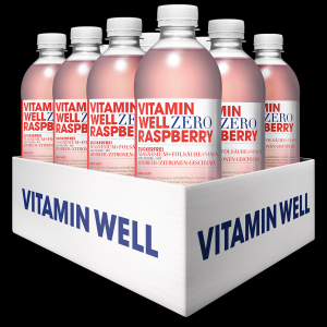 Vitamin Well - RASPBERRY - ZERO Flavour Functional Vitamin Water x 12 x 500ml (small image 2)