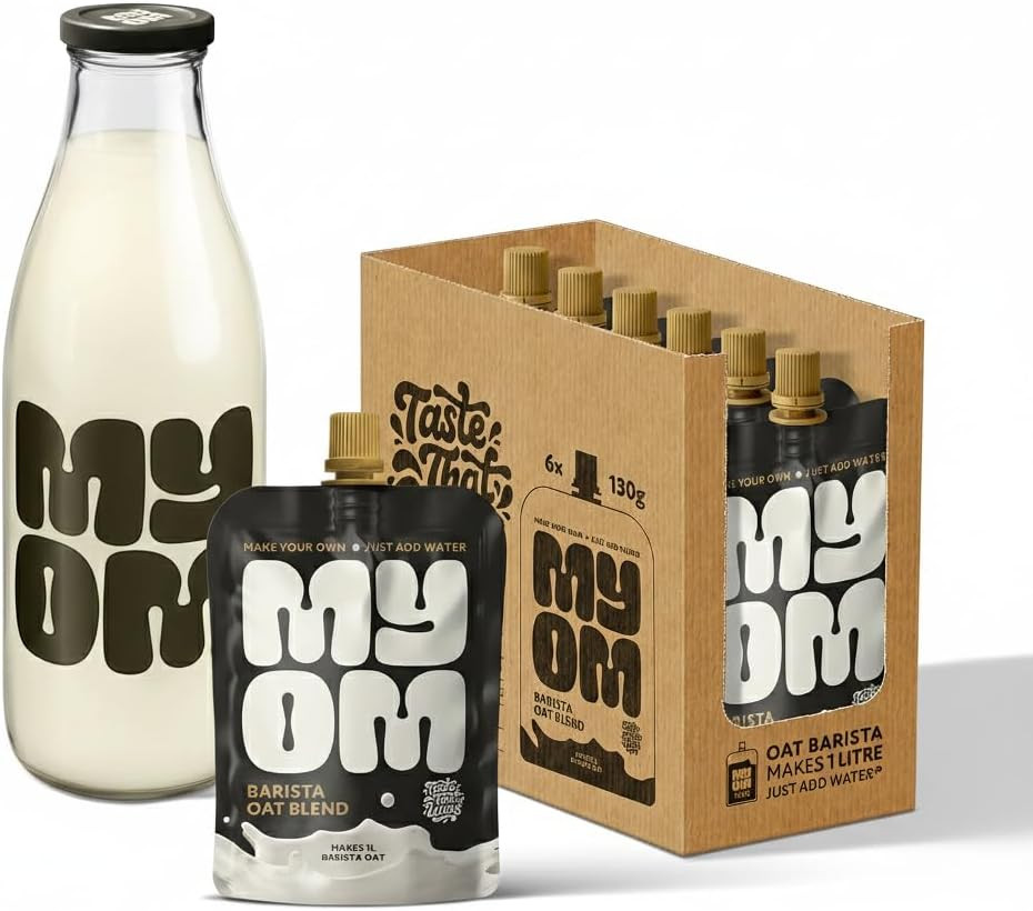 MYOM Barista Oat Milk-Free Premix - Vegan & Dairy Free