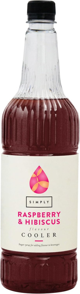 Simply Raspberry & Hibiscus Cooler Syrup - 1 Litre