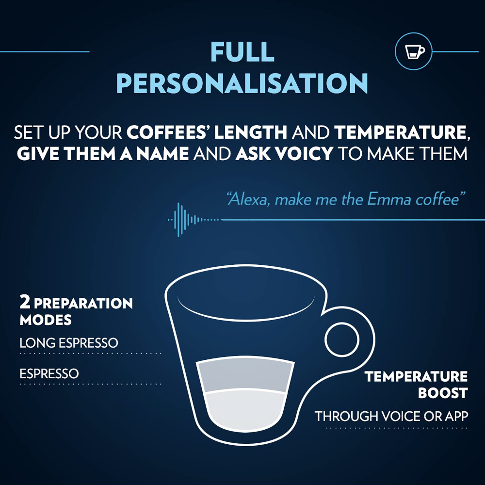 Lavazza Modo Mio Capsule Coffee Machine With Alexa LAVAZZA VOICY