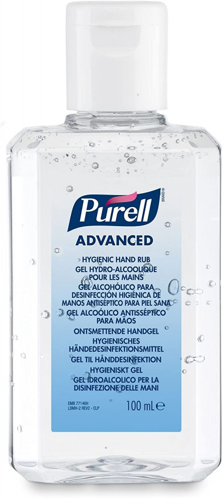 PURELL Advanced Hygienic Hand Rub - 5 x 100ml Bottles
