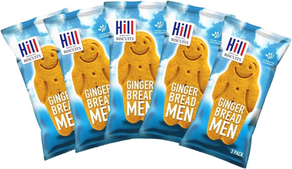 Hills Gingerbread Men Wrapped Biscuit Packs 80 x 3pcs