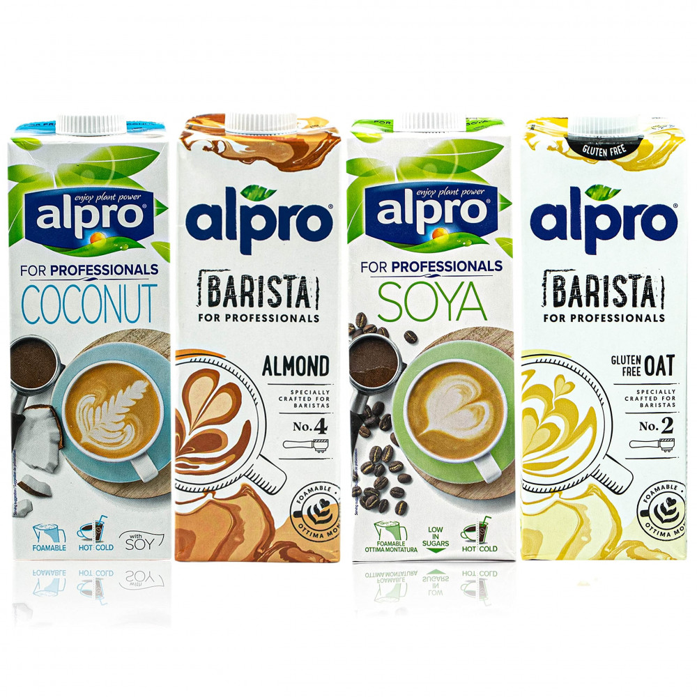 Alpro Milk Alternatives For Professionals & Baristas 1 Litre