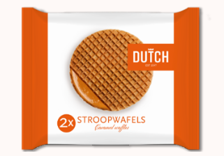 Dutch Jumbo Caramel Waffles - 16 x Duo Pack Stroopwafels