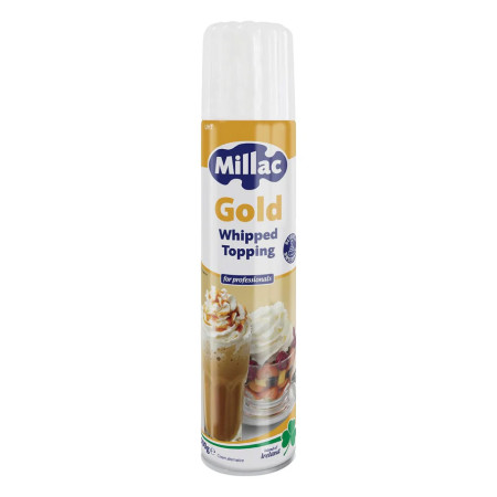 Millac Supreme Gold Squirty Whipped Cream Aerosol XL 500g