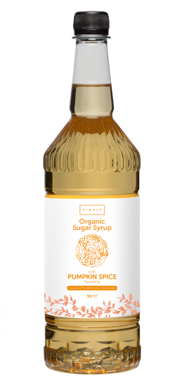 Simply Pumpkin Spice ORGANIC Coffee Syrup - 1 Litre