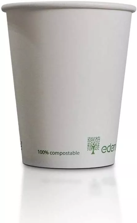 Biodegradable Single Wall Coffee Cups & Lids