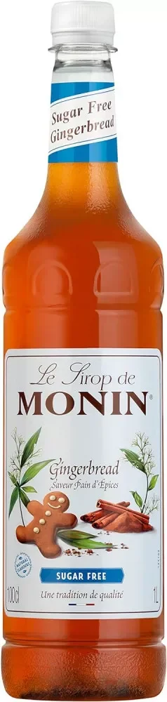 MONIN Sugar Free Gingerbread Syrup 1L