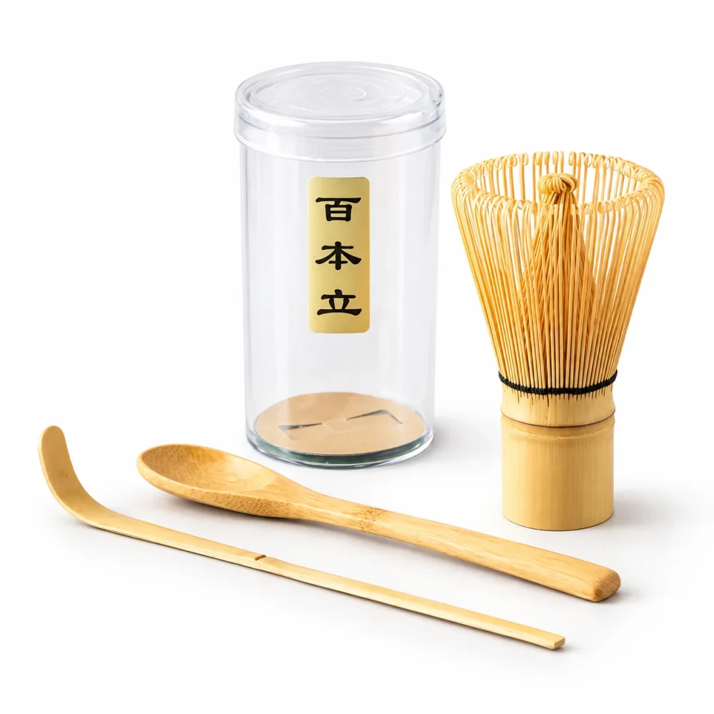 Bamboo Matcha & SuperLatte Whisk & Scoop Set