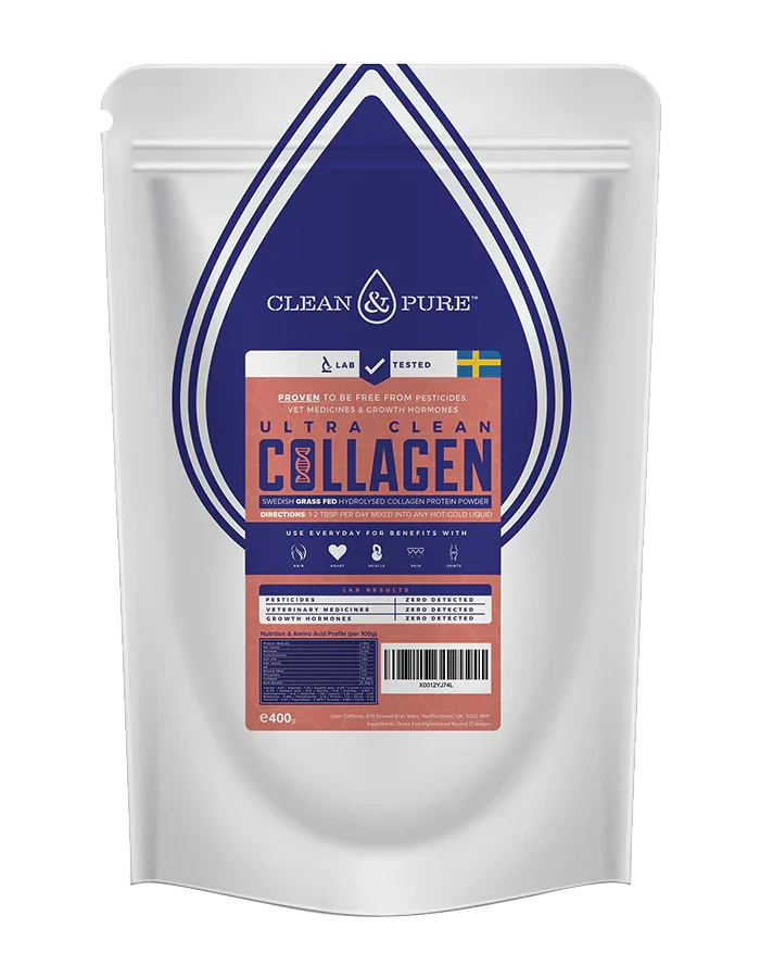 Clean & Pure - Swedish Grass Fed - Ultra Clean Collagen Powder - 400g